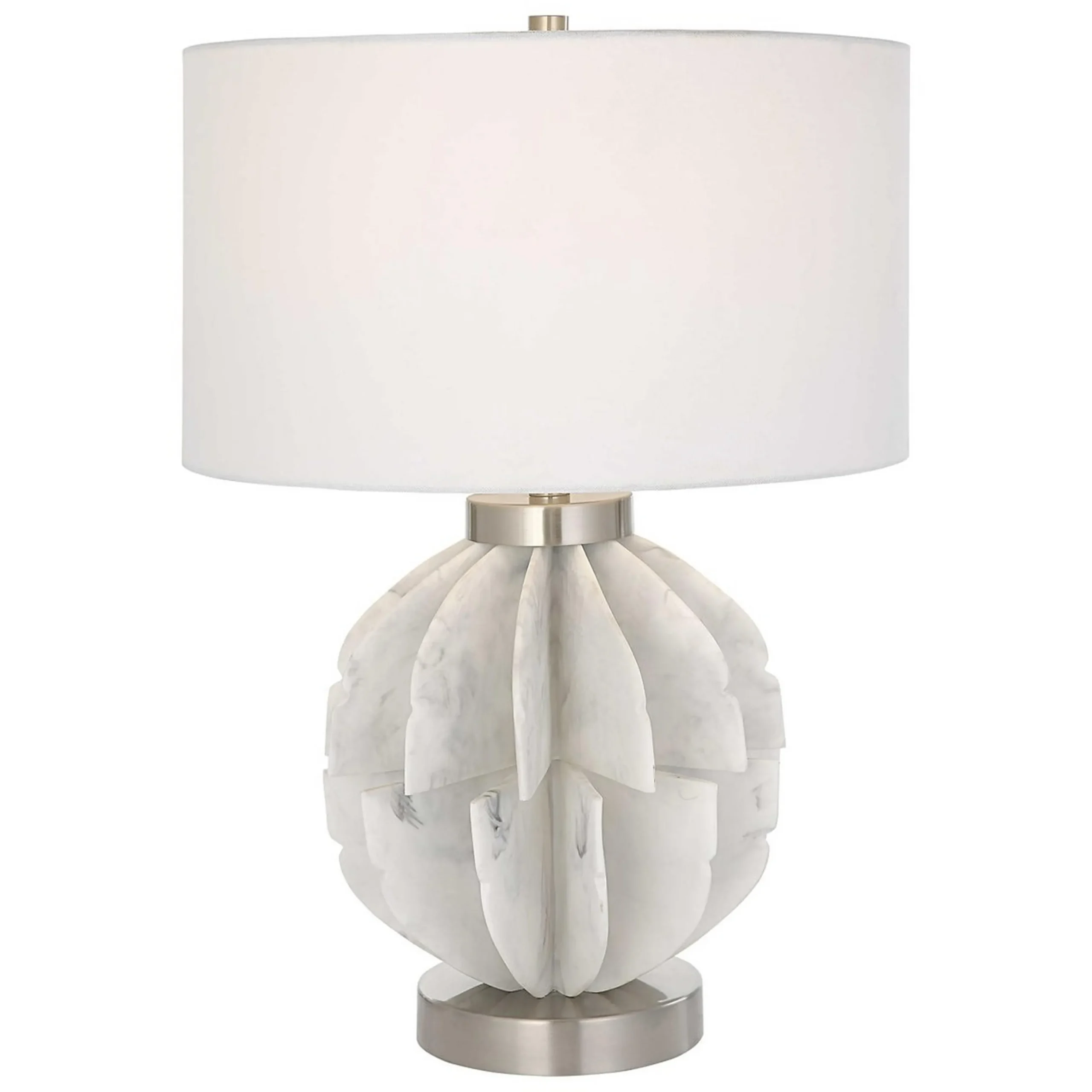 Stacked Marble Blade Table Lamp