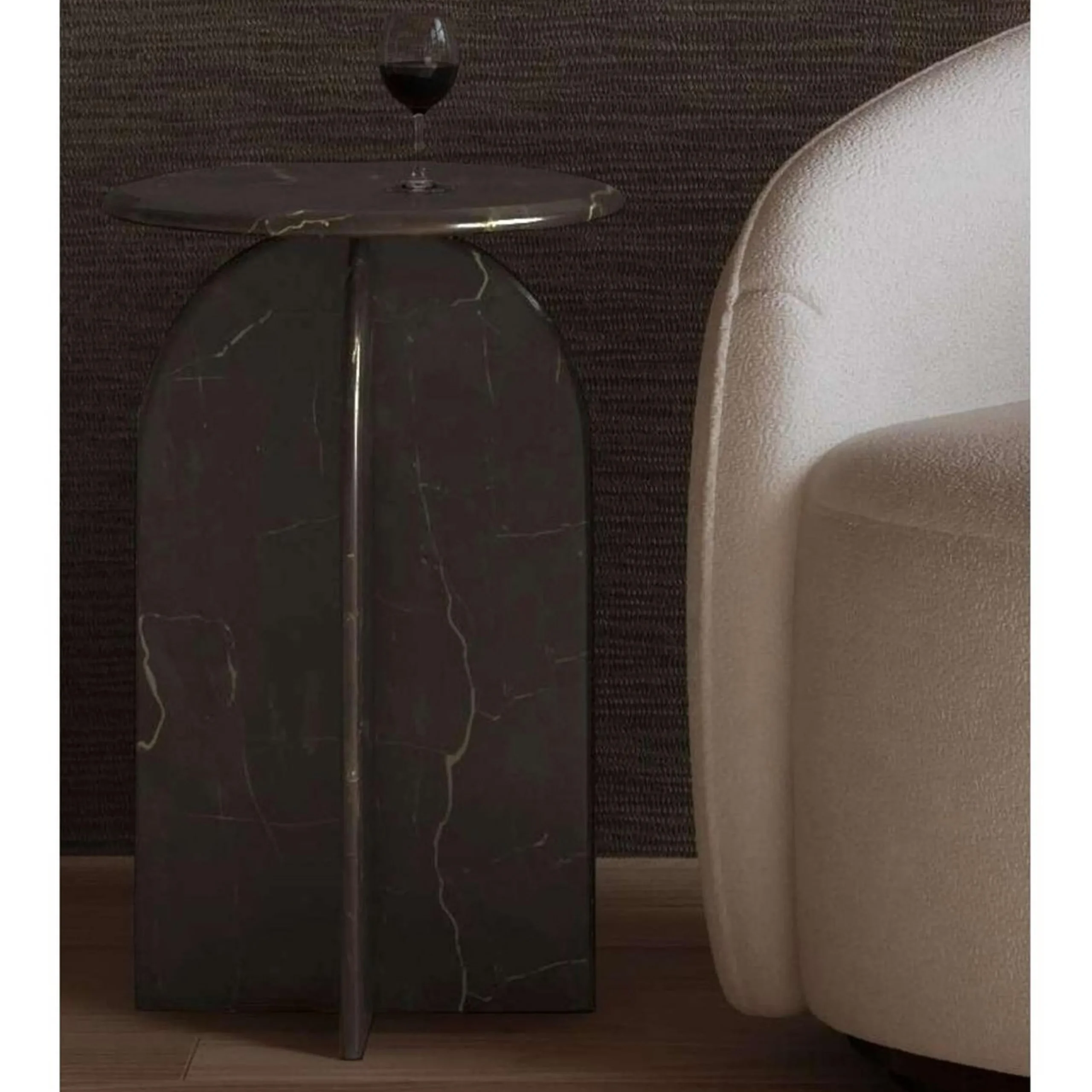 Statuesque End Table