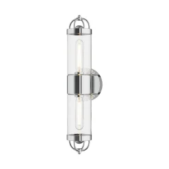 Strasbourg Clear Glass Vanity Light