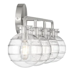 Striped Sphere Vanity Light - 4 Light