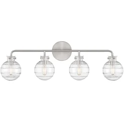 Striped Sphere Vanity Light - 4 Light