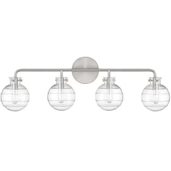 Striped Sphere Vanity Light - 4 Light