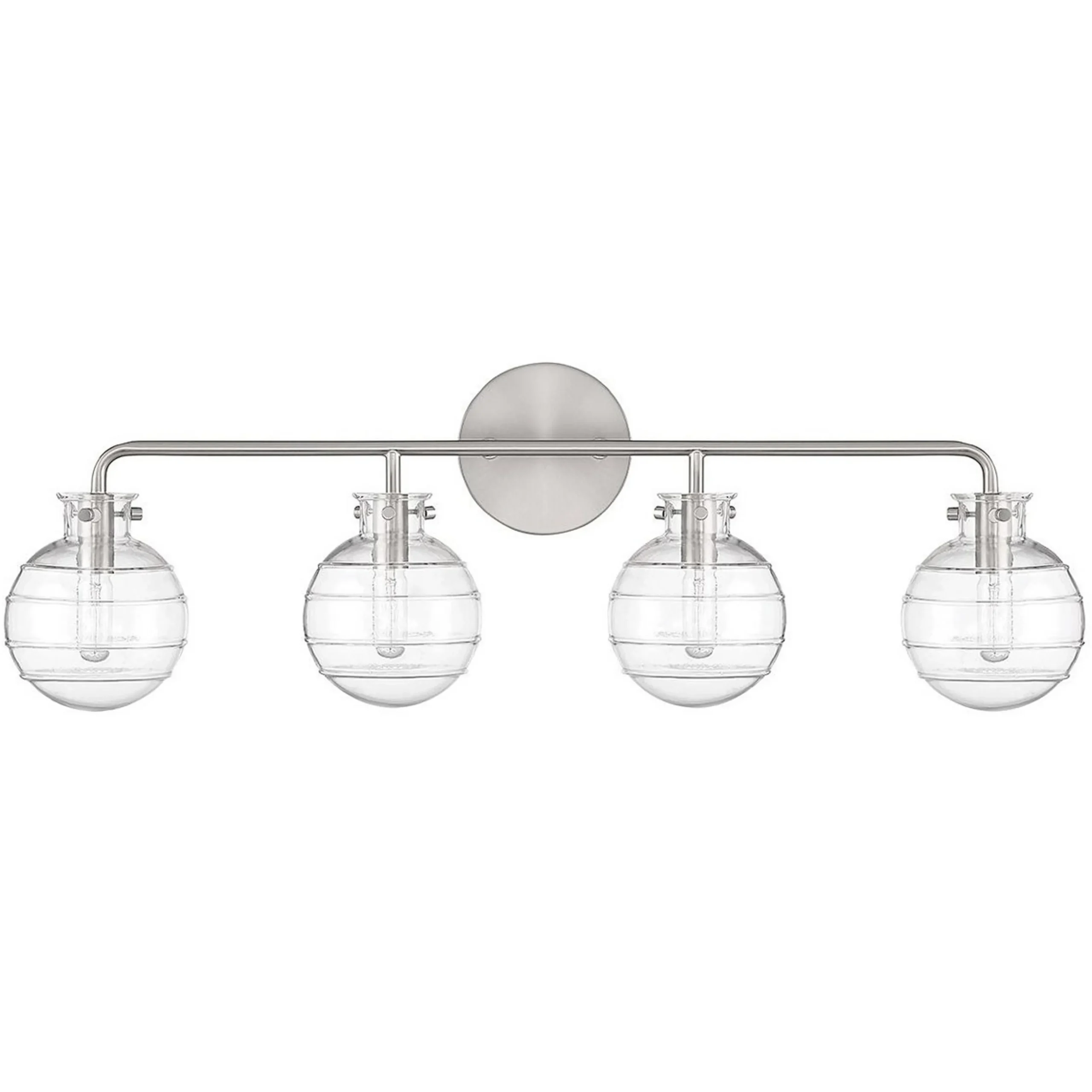 Striped Sphere Vanity Light - 4 Light