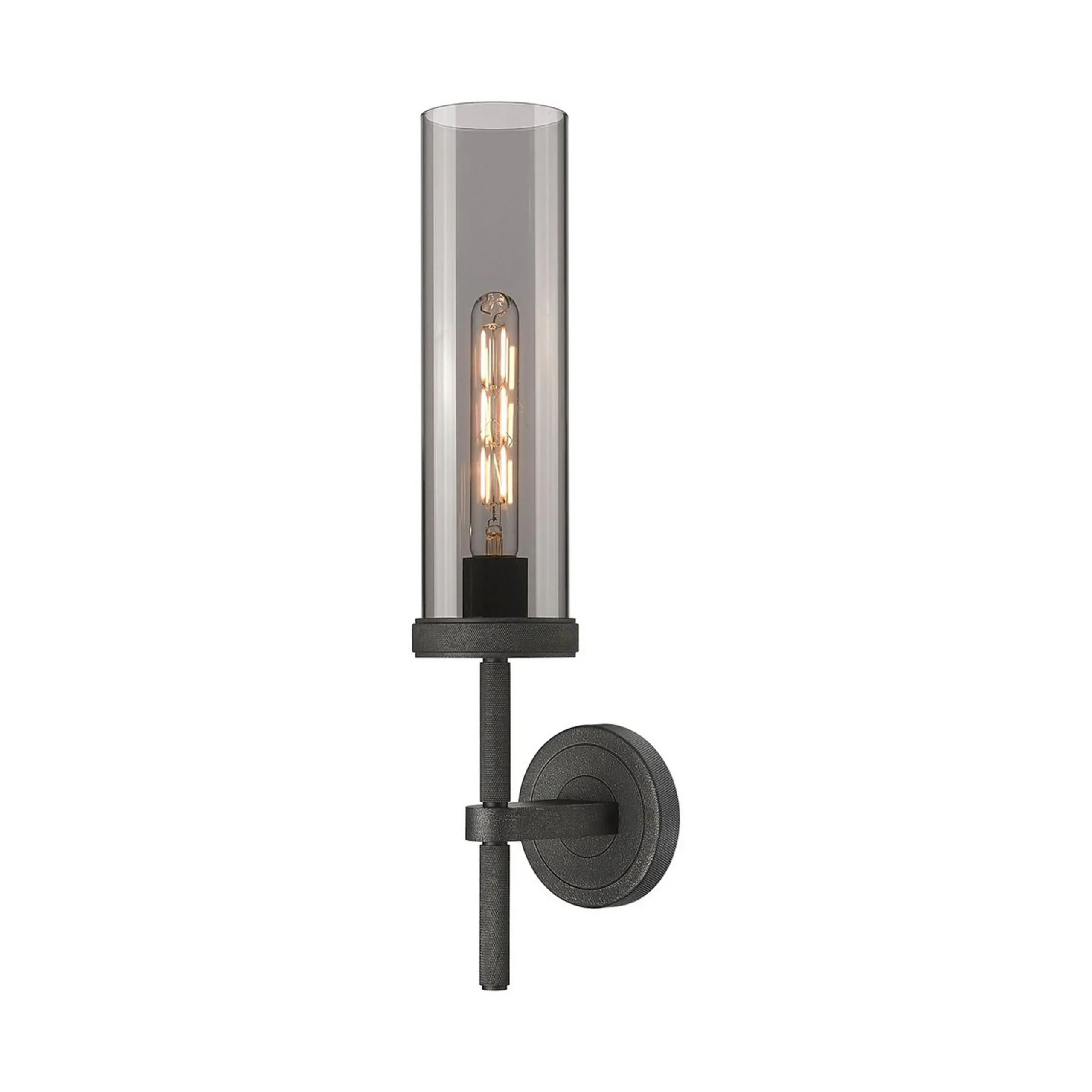 Styria Smoked Glass Sconce