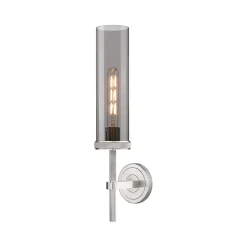 Styria Smoked Glass Sconce
