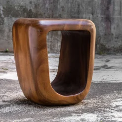 Suar Wood End Table
