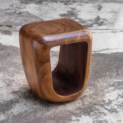 Suar Wood End Table
