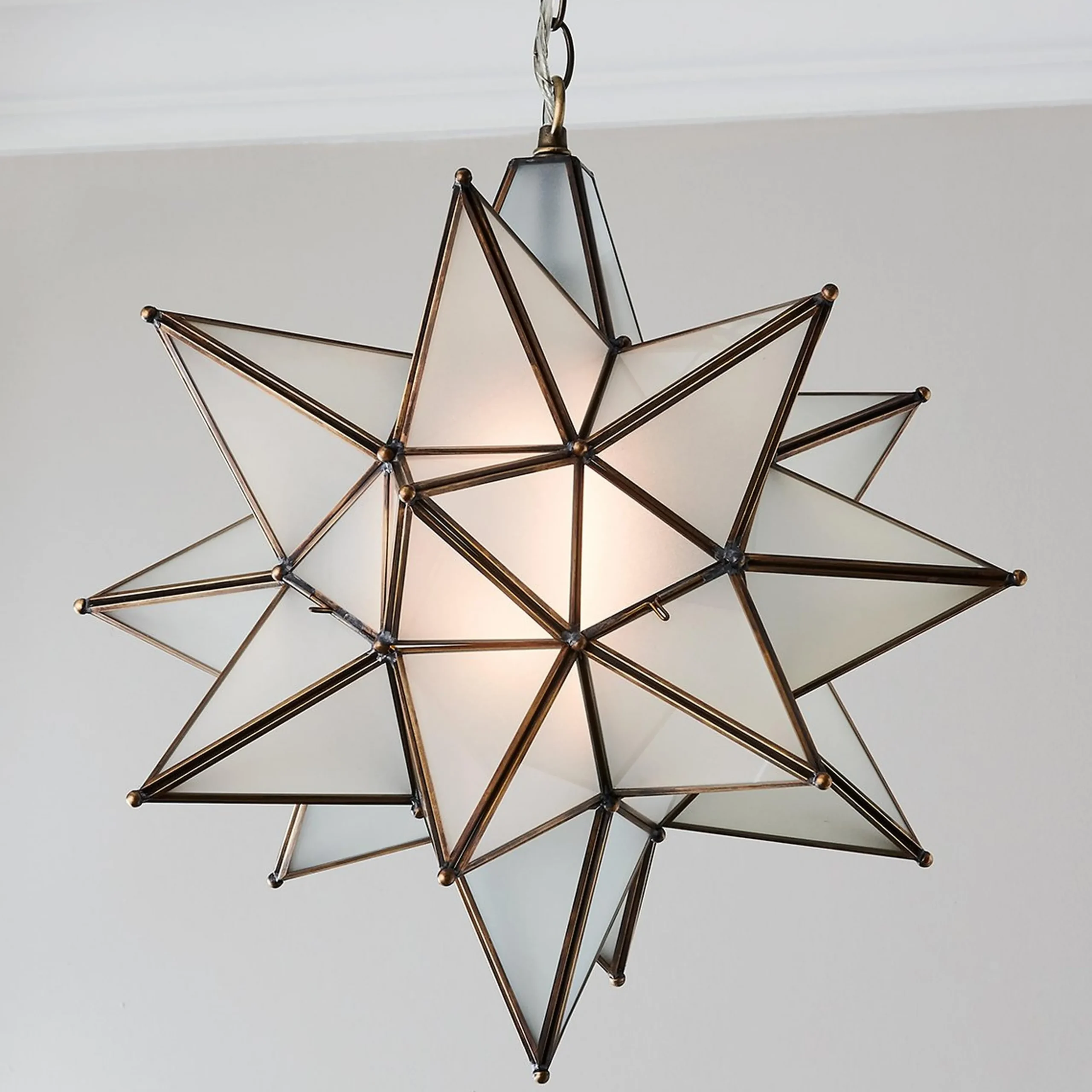 Superior Moravian Star Pendant