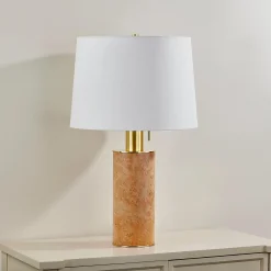 Swirling Burl Table Lamp