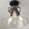 T Bar Taper Semi-Flush Ceiling Light