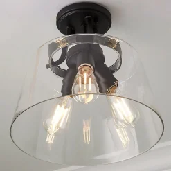 T Bar Taper Semi-Flush Ceiling Light