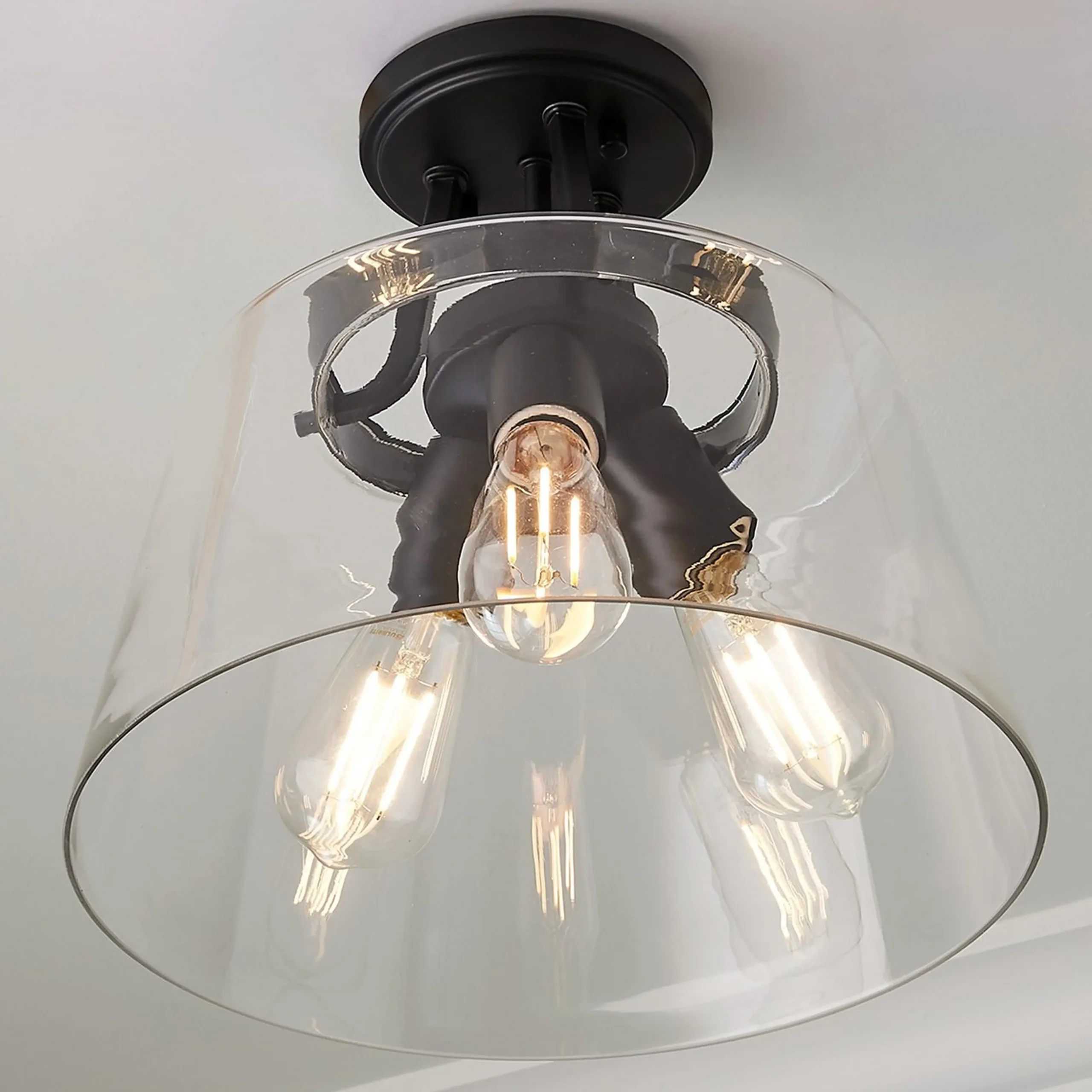 T Bar Taper Semi-Flush Ceiling Light