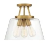 T Bar Taper Semi-Flush Ceiling Light