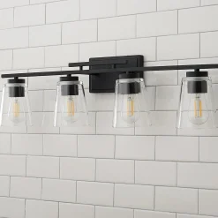 T Bar Taper Vanity Light - 4 Light