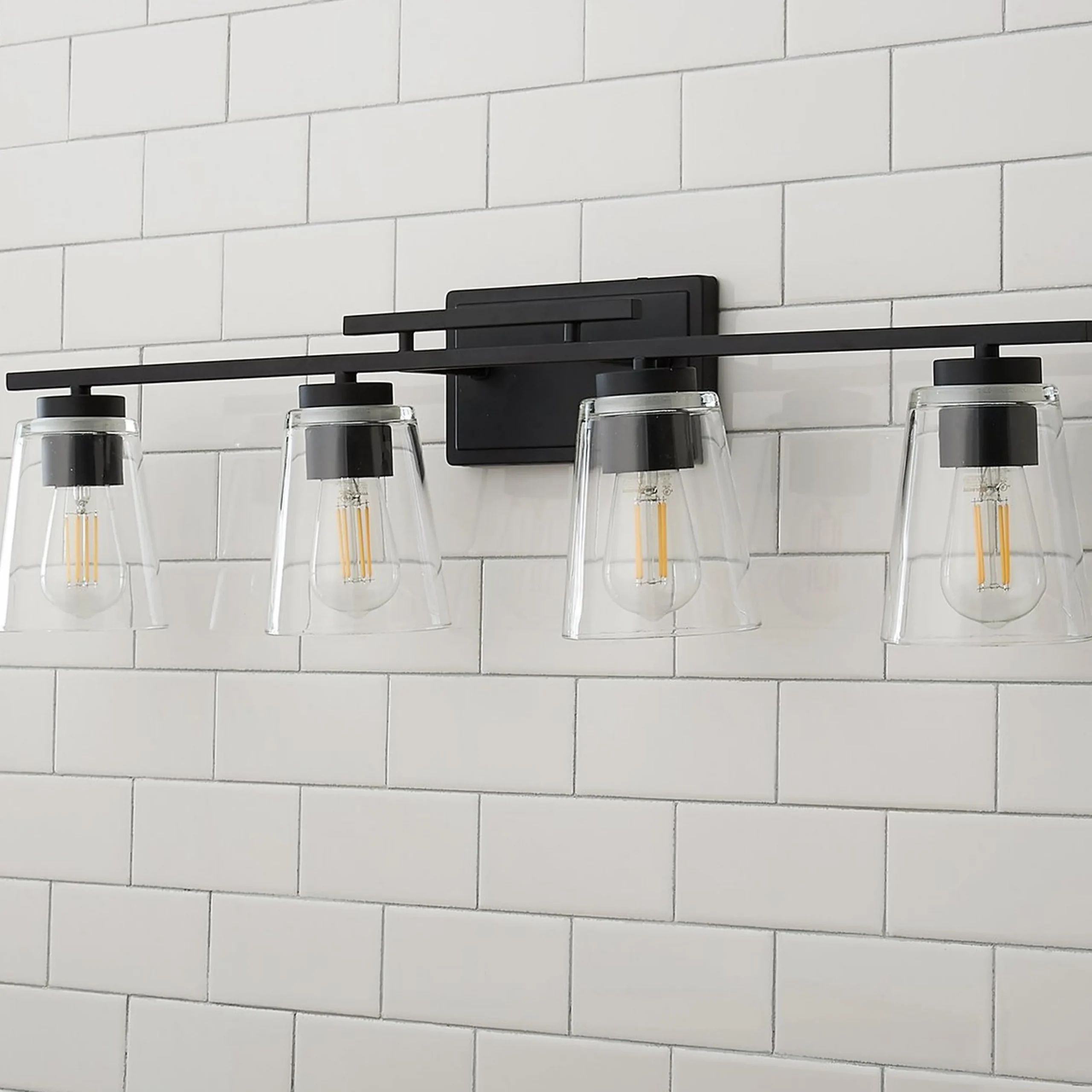 T Bar Taper Vanity Light - 4 Light