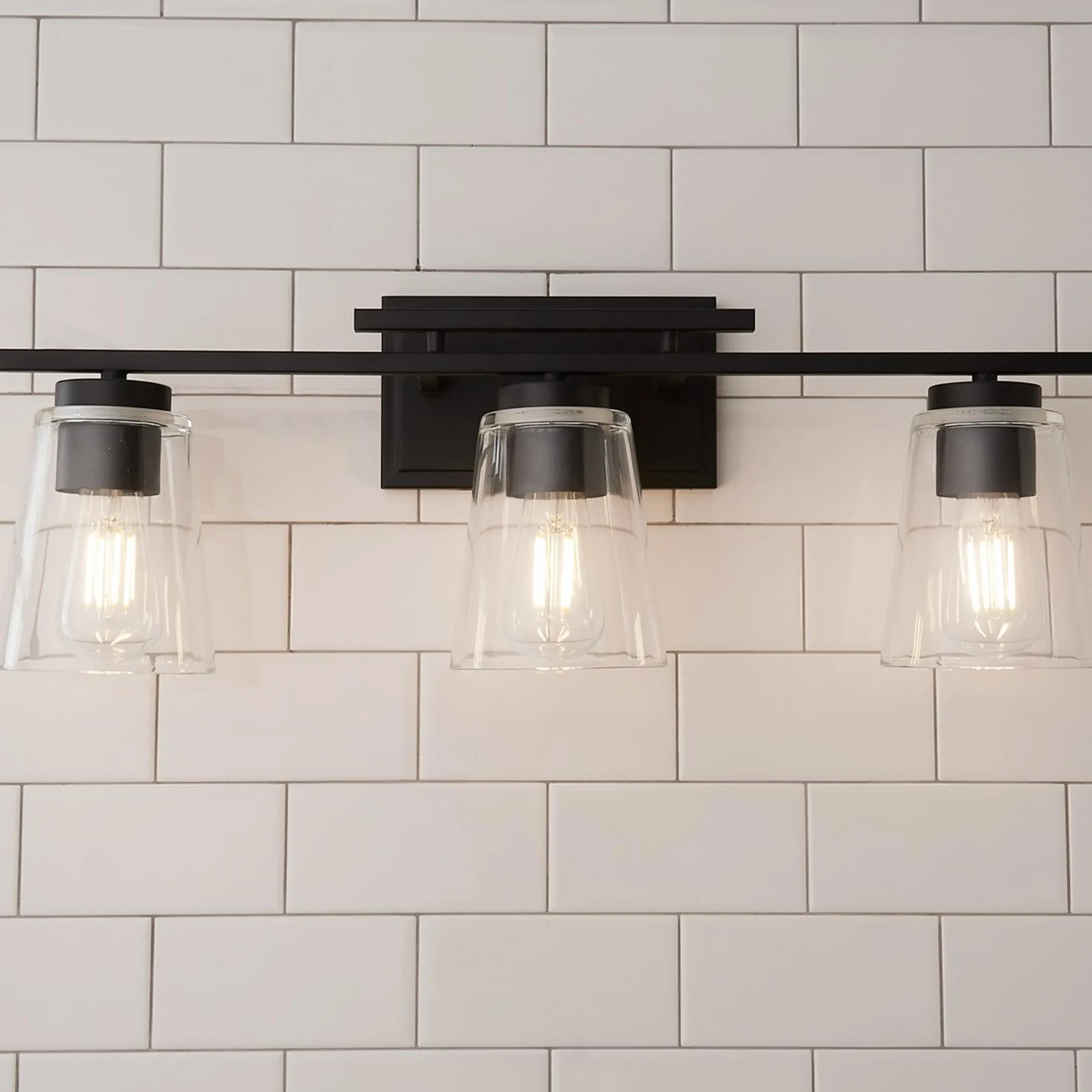 T Bar Taper Vanity Light - 3 Light