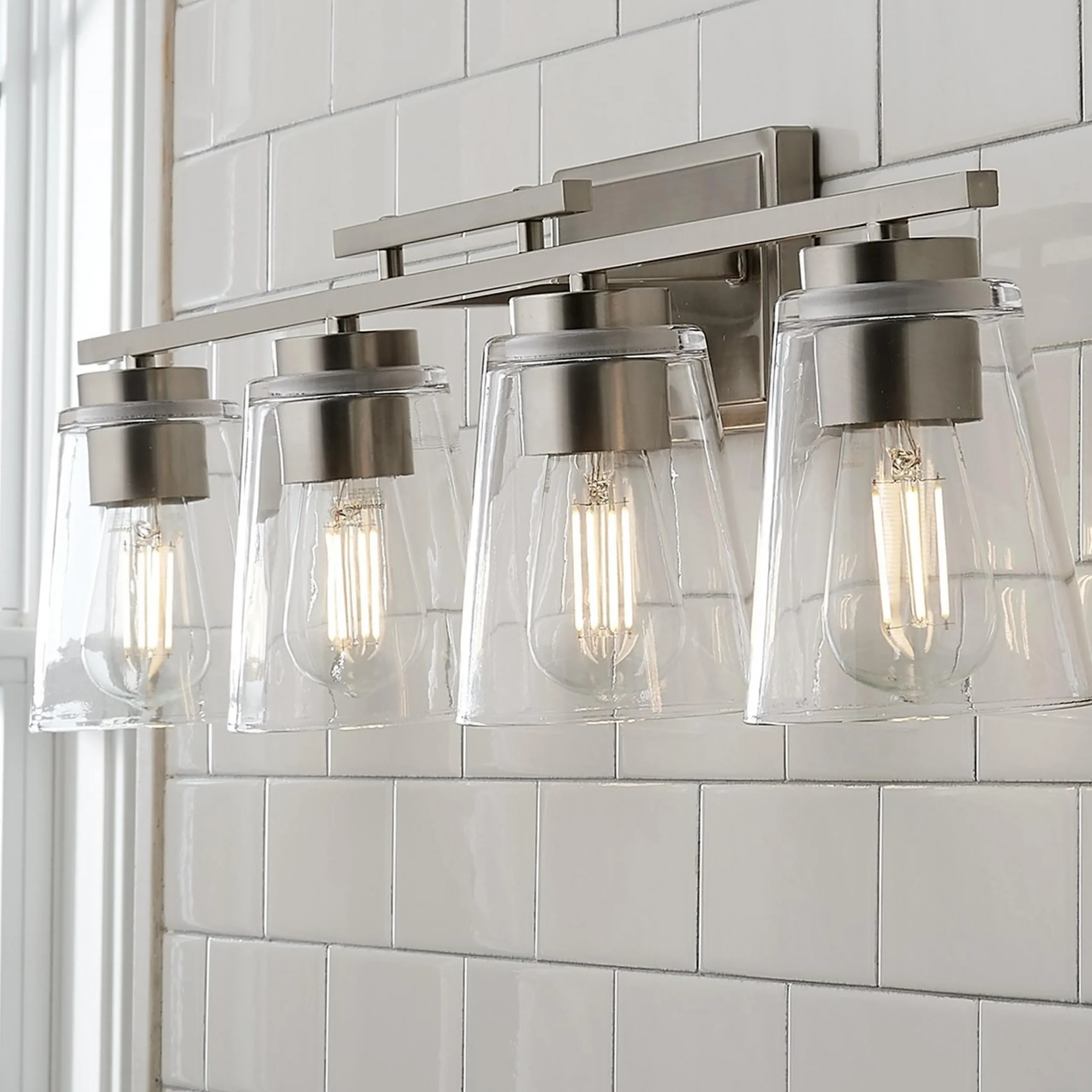 T Bar Taper Vanity Light - 4 Light