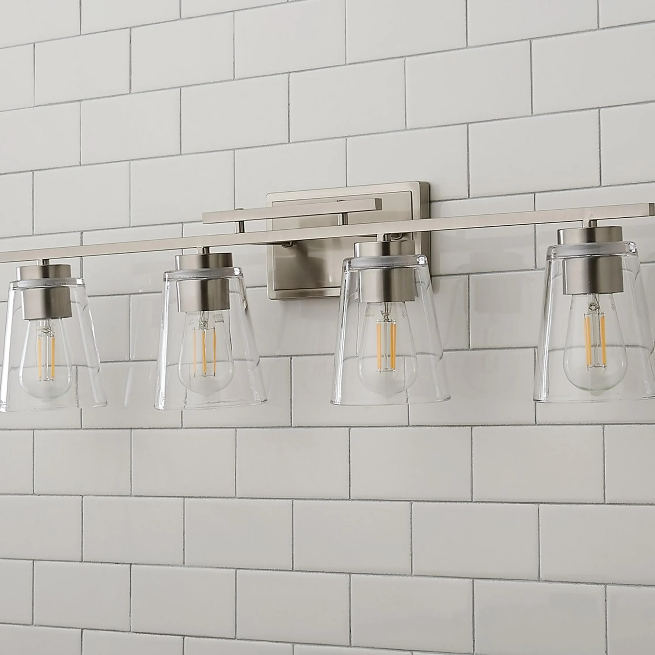T Bar Taper Vanity Light - 4 Light