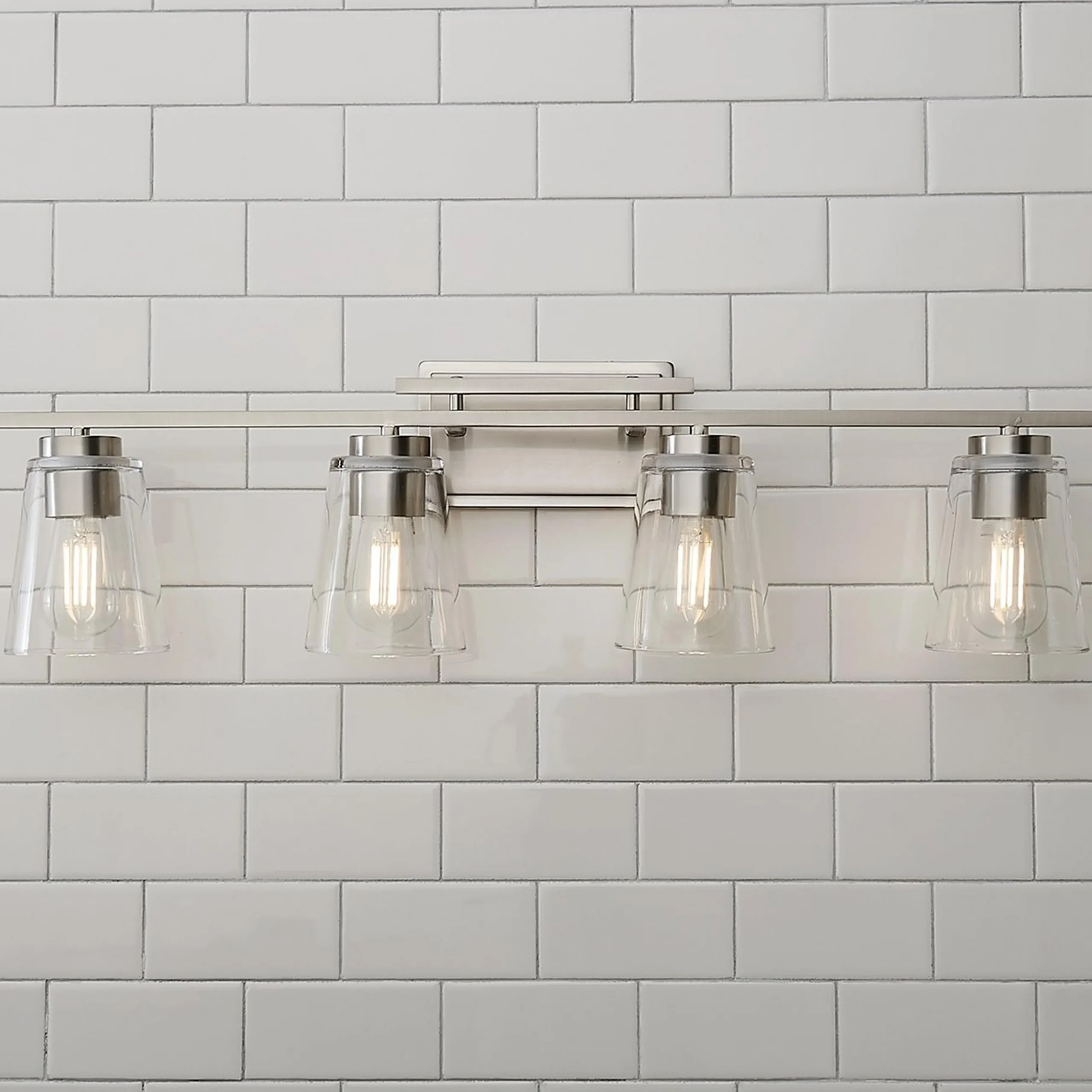 T Bar Taper Vanity Light - 4 Light