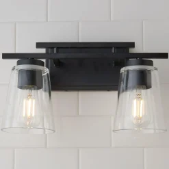 T Bar Taper Vanity Light - 2 Light