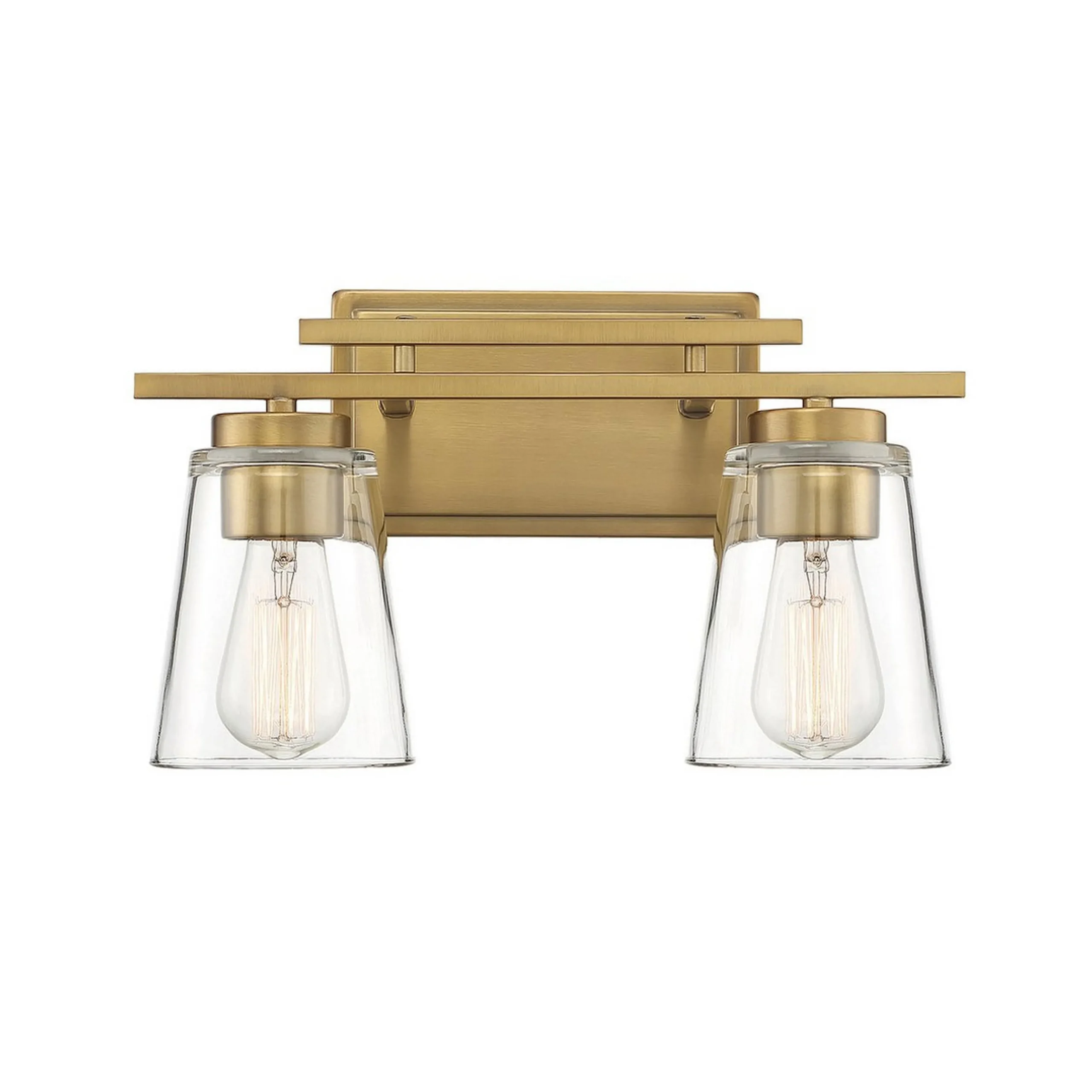 T Bar Taper Vanity Light - 2 Light