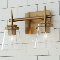 Tapered Spike Vanity Light - 2 Light