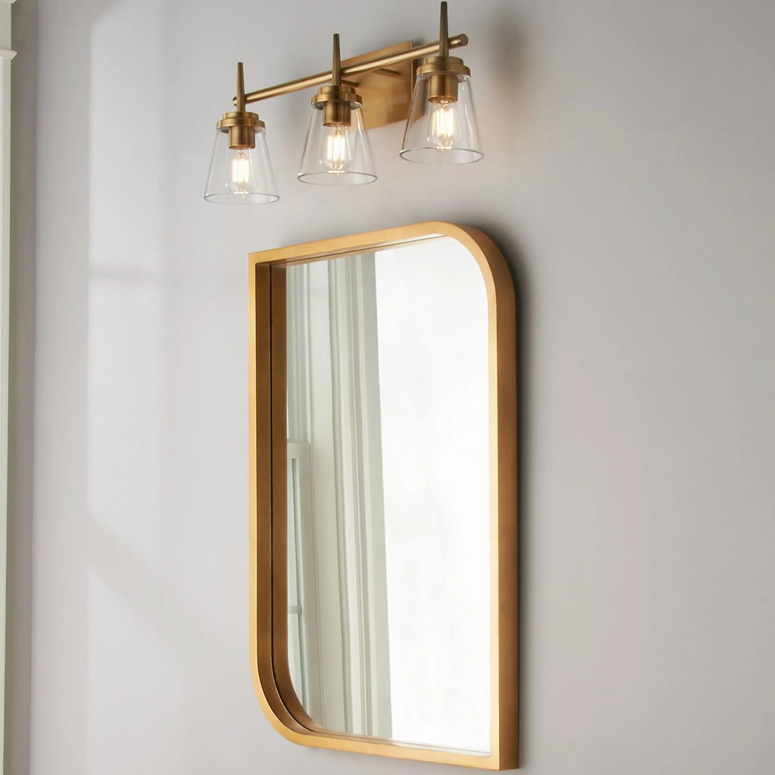 Tapered Spike Vanity Light - 3 Light