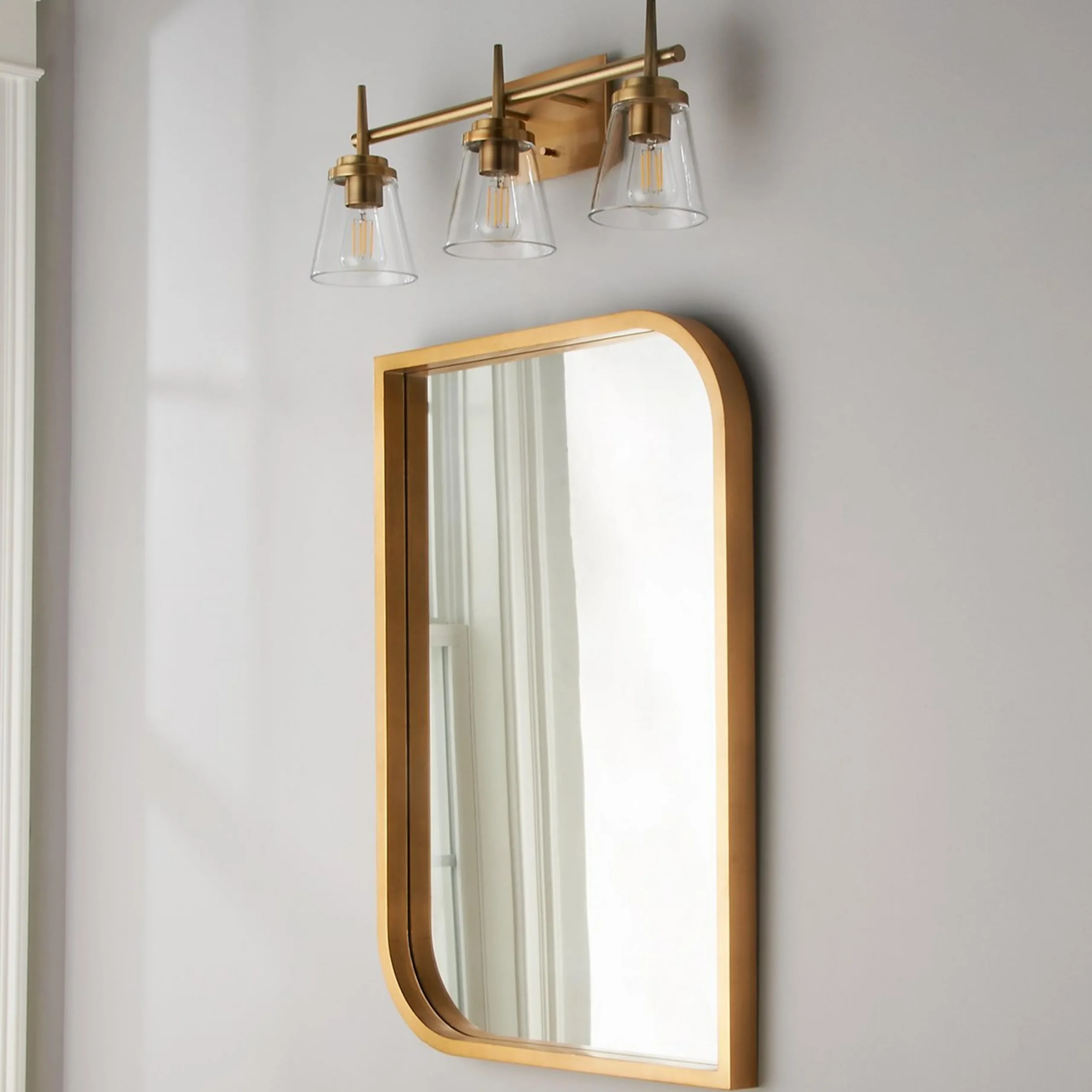 Tapered Spike Vanity Light - 3 Light