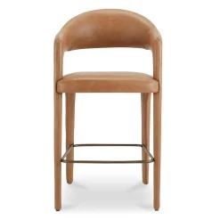 Tati Leather Bar Stool