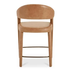 Tati Leather Counter Stool