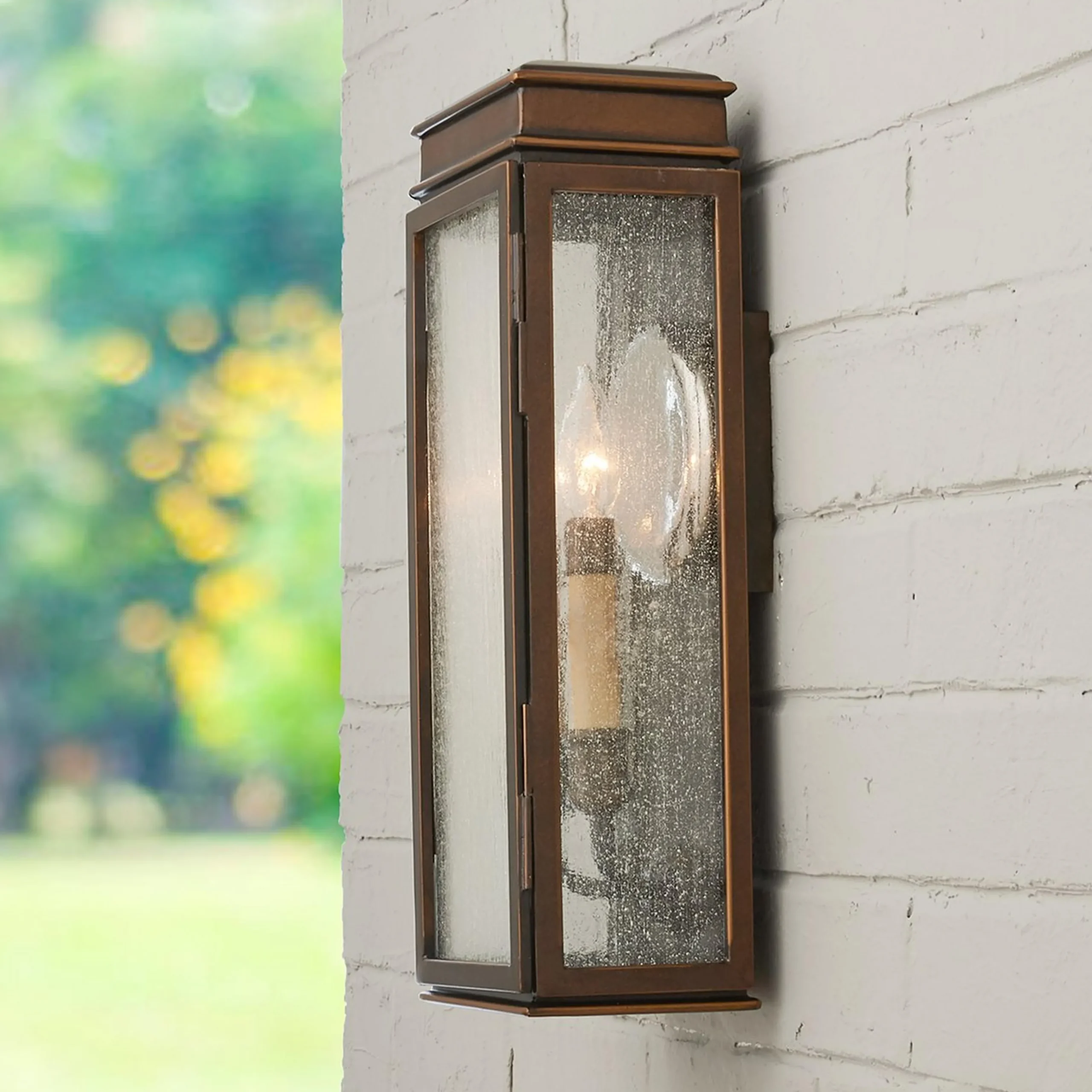 Tetra Tower Outdoor Sconce - Small