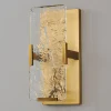 Textured Water Glass Pane Sconce