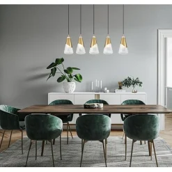 Thrace Linear Island Chandelier