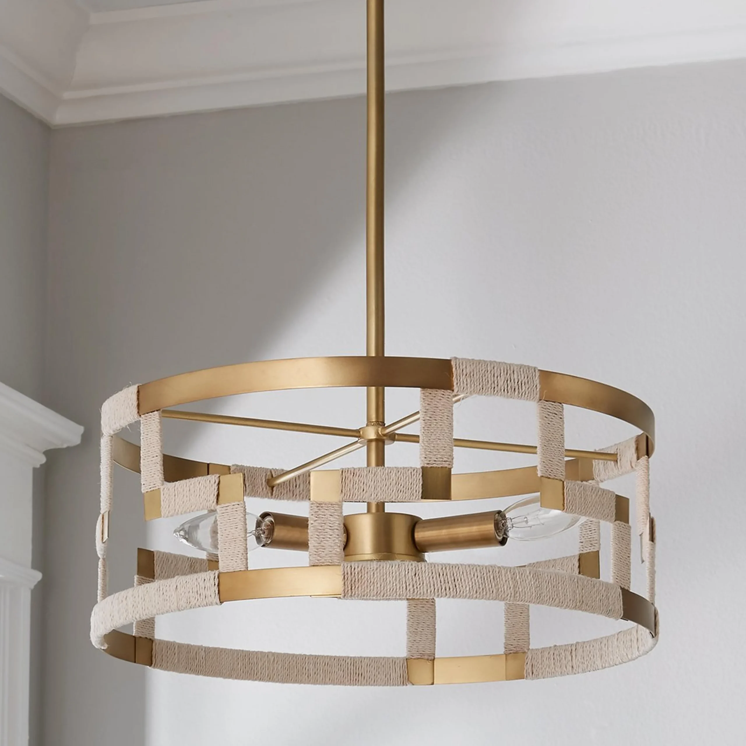 Threaded Grid Convertible Ceiling Light