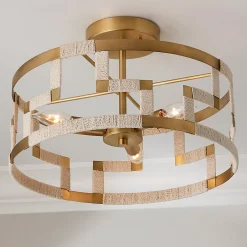 Threaded Grid Convertible Ceiling Light
