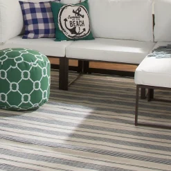 Ticking Stripe Indoor / Outdoor Rug