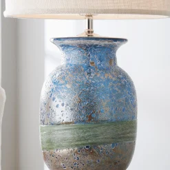 Tidal Pool Art Glass Table Lamp
