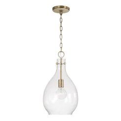 Tierni Pendant - Seeded Glass