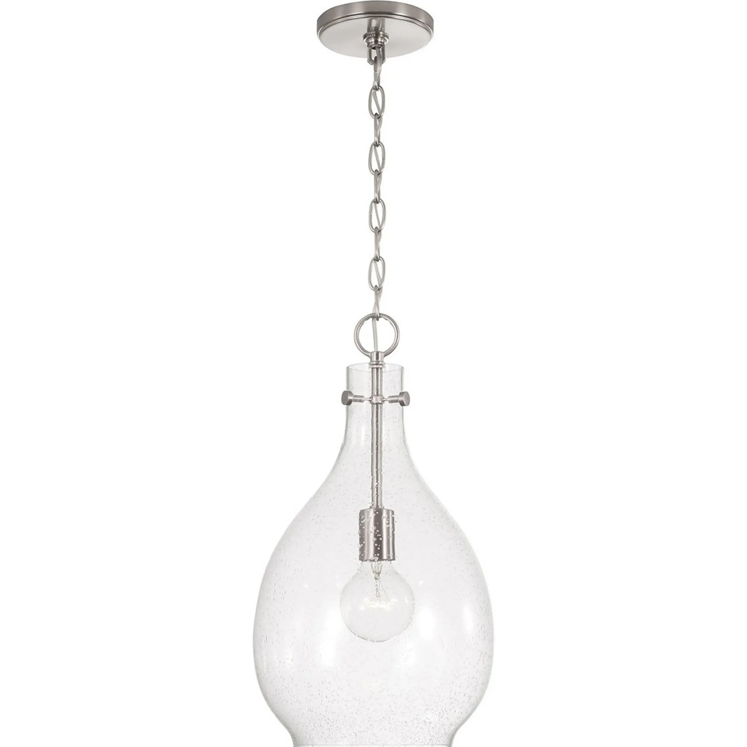 Tierni Pendant - Seeded Glass