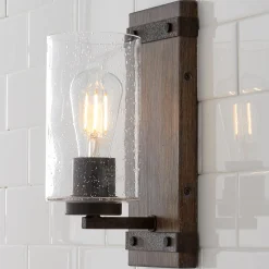 Timber Bath Sconce