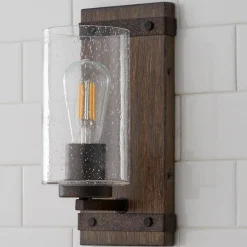 Timber Bath Sconce