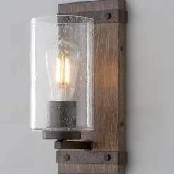 Timber Bath Sconce