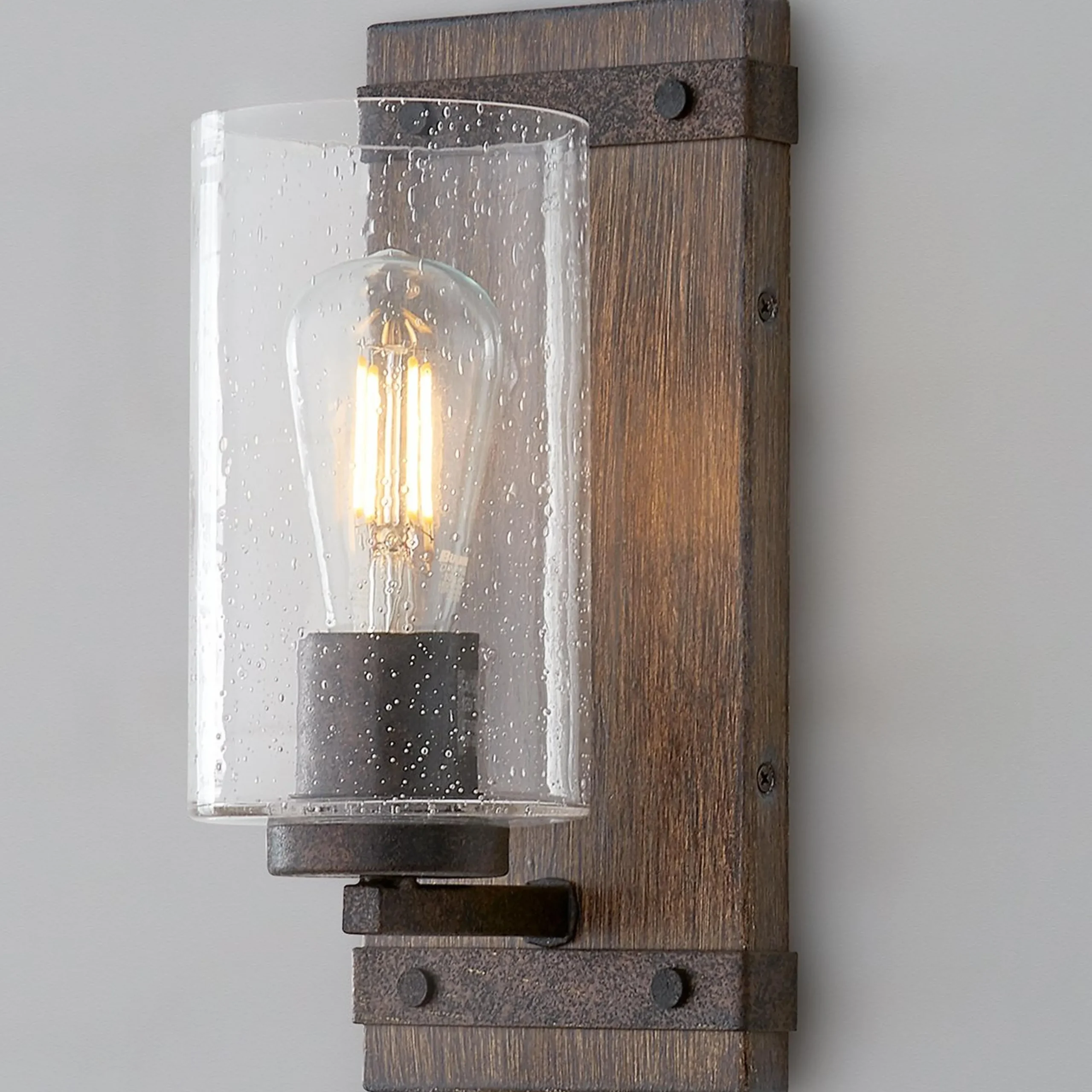 Timber Bath Sconce