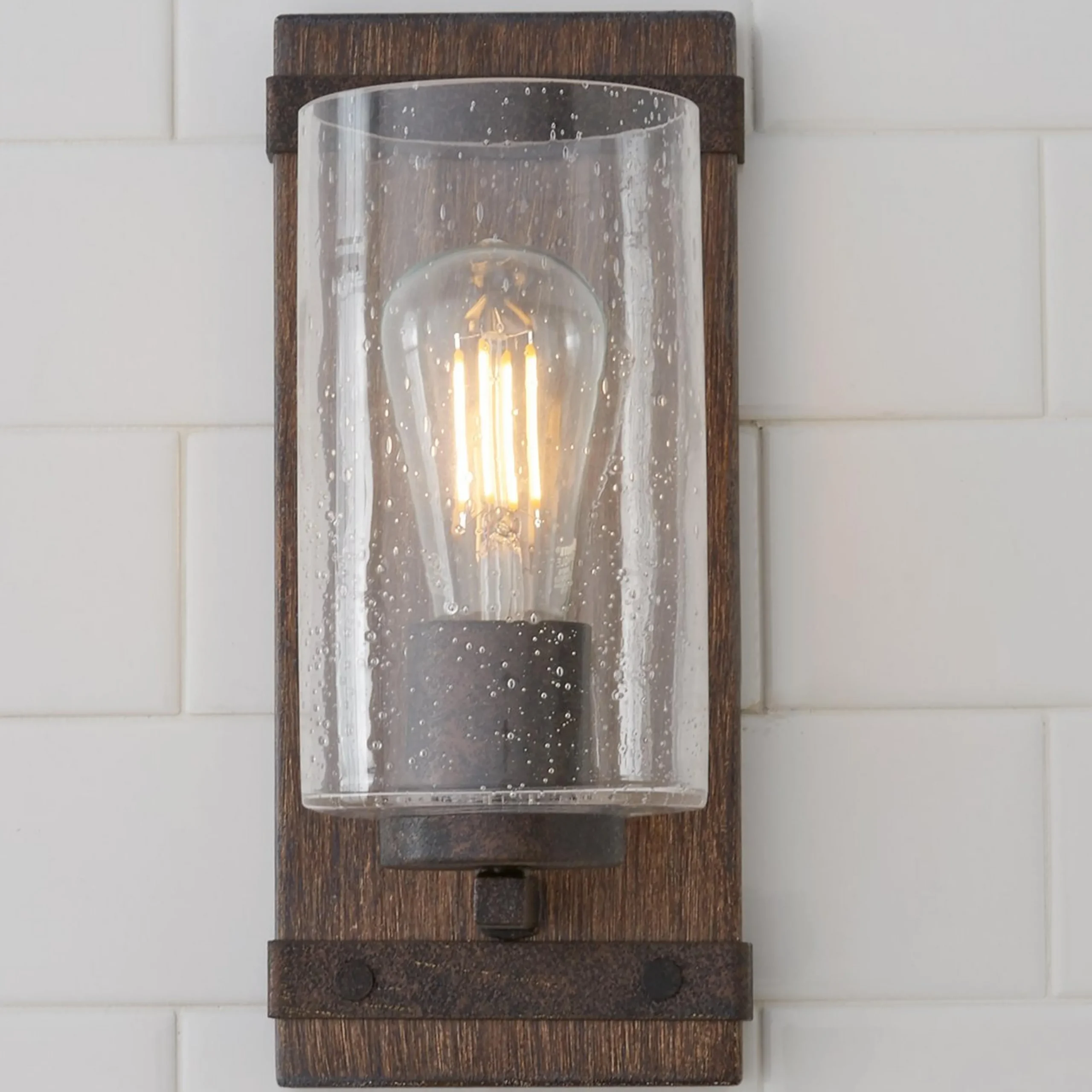Timber Bath Sconce