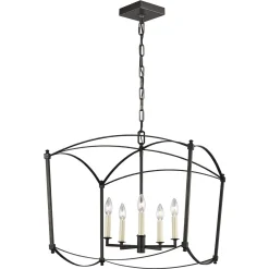 Traditional Beaux Square Lantern - 5 Light