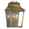 Traditional Studded Tapered Outdoor Sconce - Small