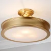 Traditional Urban Semi-Flush Ceiling Light