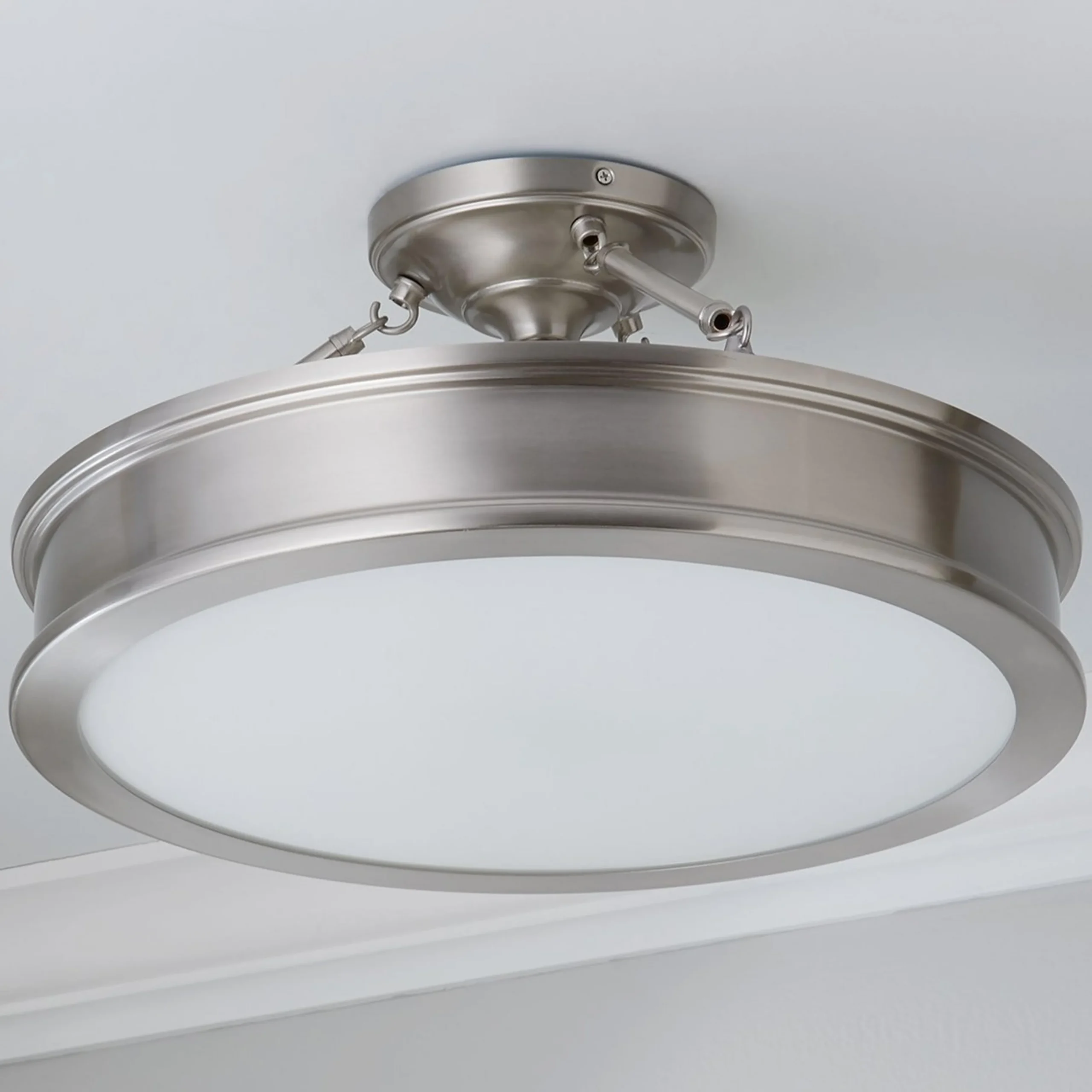 Traditional Urban Semi-Flush Ceiling Light