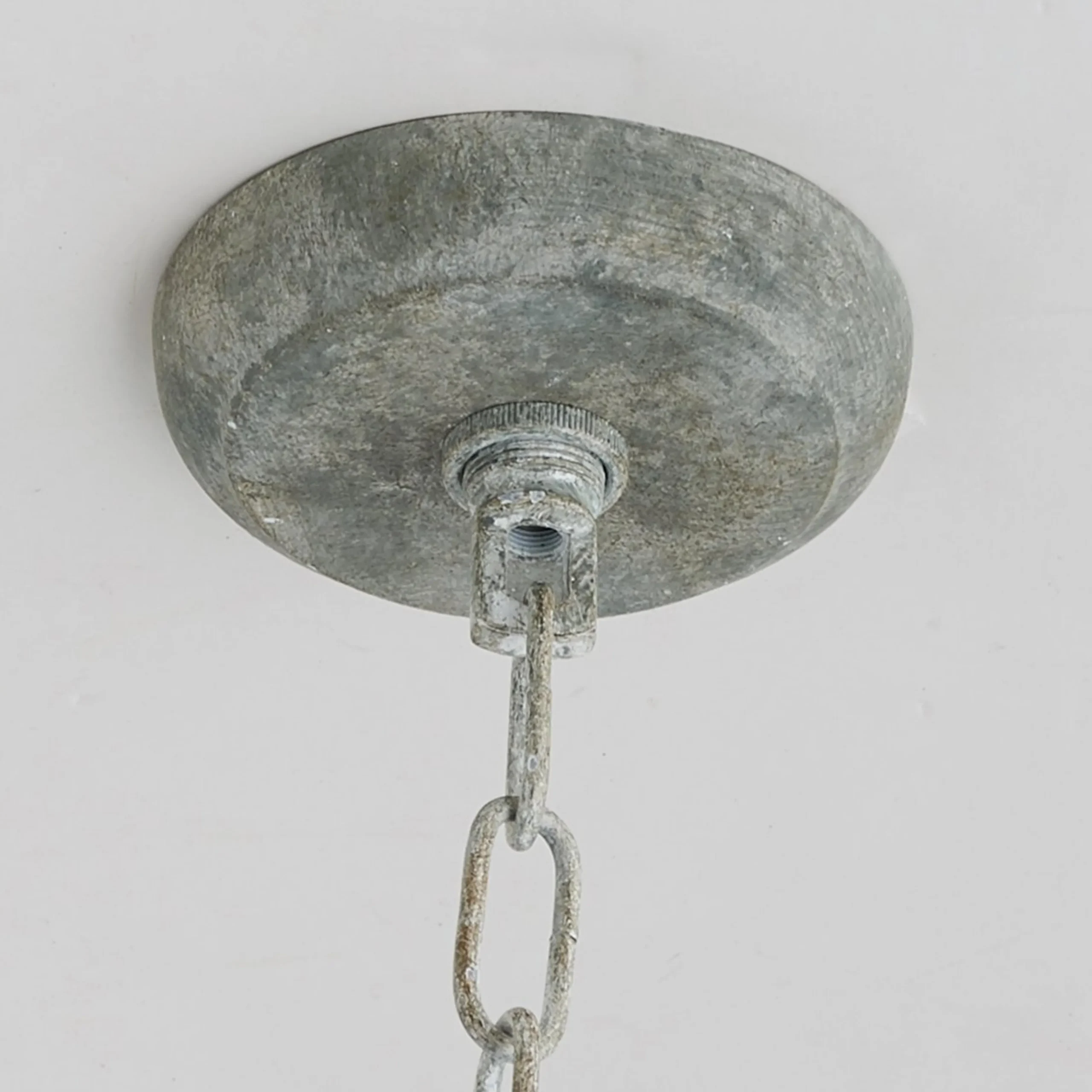 Transitional Cut Loop Drum Chandelier - 6 Light