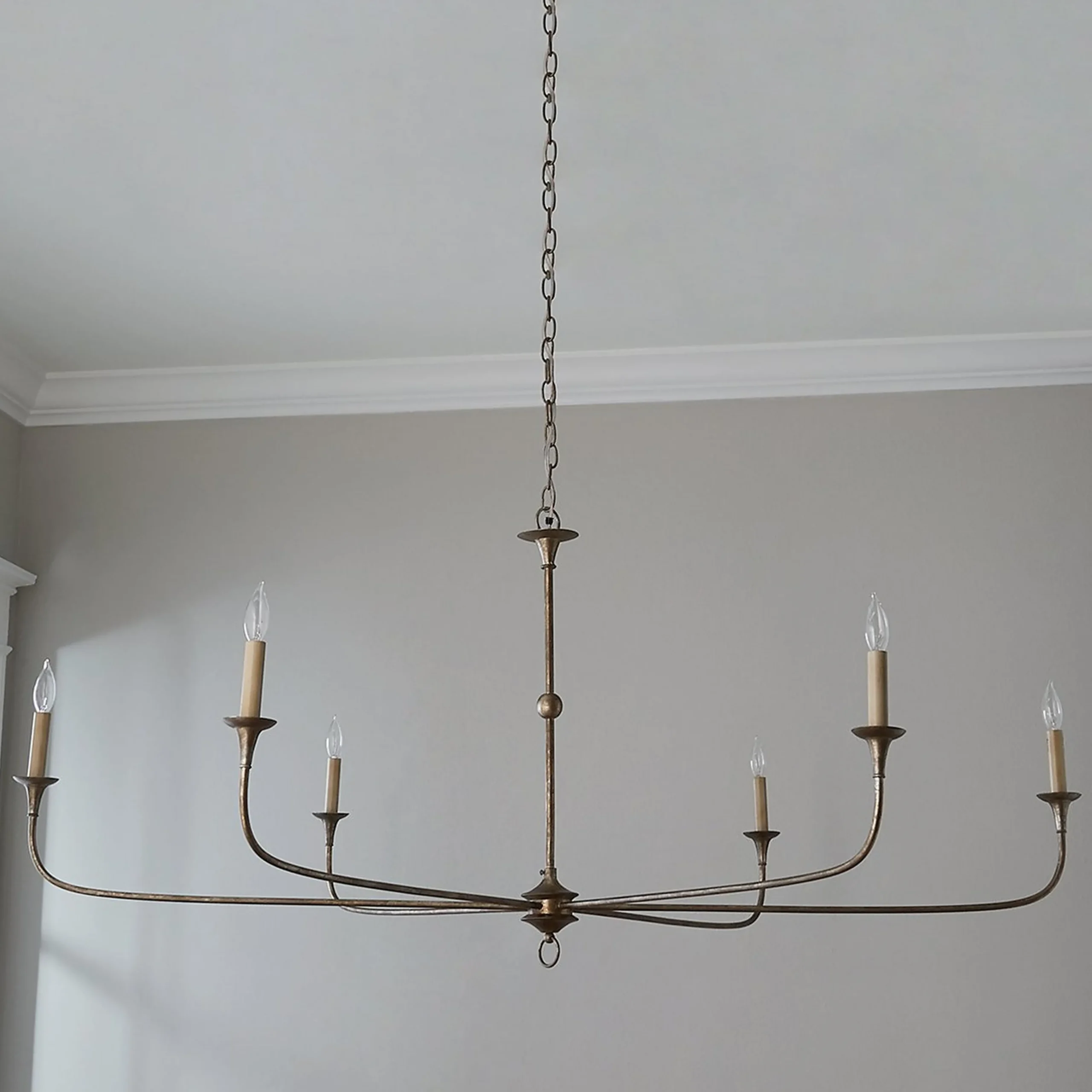 Transitional Glam Chandelier
